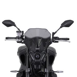 Racing skjerm egnet for Yamaha MT-09 21 kåpeskjerm "NRN" med festemateriale MRA svart