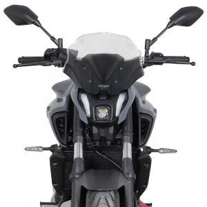 Racing skjerm egnet for Yamaha MT-07 21- kåpeskjerm "NRN" med festemateriale MRA svart
