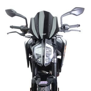 Racing skjerm egnet for KTM 790 Duke 18 kåpeskjerm "NRM" med festemateriale MRA svart