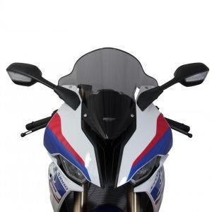 Racing skjerm egnet for BMW S 1000 RR 19- kåpeskjerm "R" MRA røykgrå