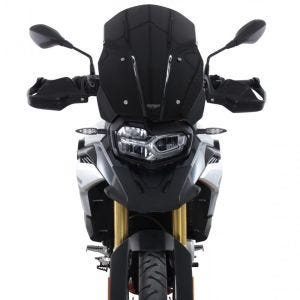 Turskjerm egnet for BMW F 850 GS 18- frontrute "TM" MRA røykgrå