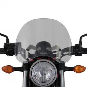 Turskjerm egnet for Honda CMX 500 Rebel 17-19 frontrute "NTM" med festemateriale MRA fargeløs