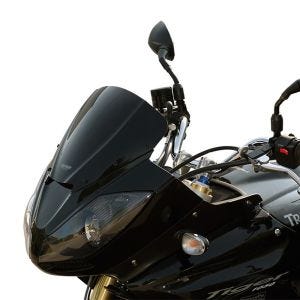 Sportsskjerm egnet for Triumph Tiger 1050 07-15 frontrute "SP" MRA røykgrå