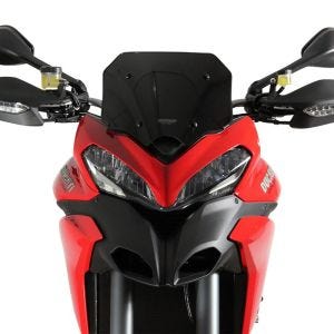 Sportsskjerm som passer til Ducati Multistrada 1200/S 13-14 frontrute "SP" MRA svart