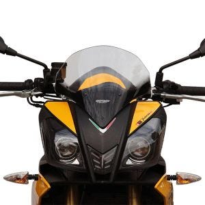 Sportsskjerm egnet for Yamaha egnet for Aprilia Tuono V4 R 11-14 "SPM" MRA frontrute svart