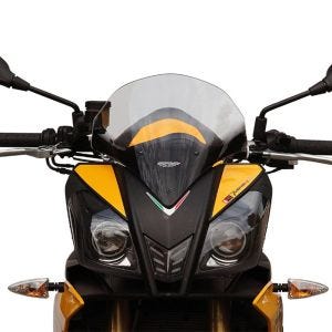 Sportsskjerm egnet for Yamaha egnet for Aprilia Tuono V4 R 11-14 "SPM" MRA frontrute røykgrå