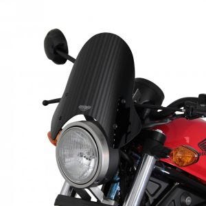 Sportsskjerm egnet for Honda Rebel 500 CMX 17-19 frontrute "NSP" MRA svart