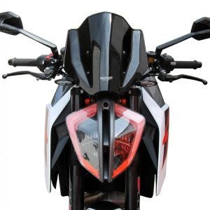 Sportsskjerm egnet for KTM 1290 Super Duke R 17-19 "NSPM" MRA frontrute røykgrå