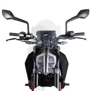 Sportsskjerm egnet for KTM 125 Duke 17- 22 "NSPM" MRA frontrute klar