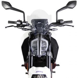 Sportsskjerm egnet for KTM 125 Duke 17-22 "NSPM" MRA frontrute røykgrå