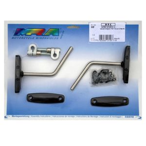 Spesialholdersett "HKS-F-" MRA frontrute egnet for BMW F 800 R 09-14 monteringssett