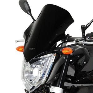 Turskjerm egnet for Yamaha FZ 1 06- frontrute "NTM" med festemateriale MRA svart