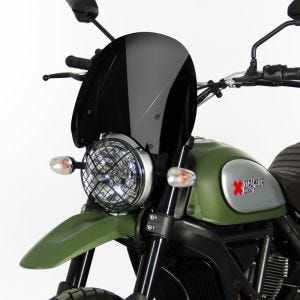 Turskjerm egnet for Ducati Scrambler 800 -18 frontrute "NT" med festemateriale MRA svart