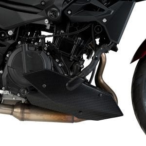 Frontspoiler egnet for Kawasaki Z400 19-20 karbonlook motorspoiler Puig 3554C