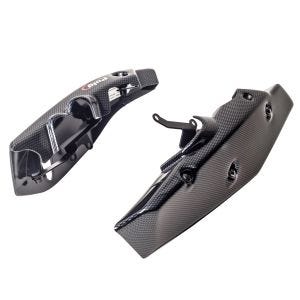 Frontspoiler egnet for Triumph Street Triple / R 07-12 Carbon look motor spoiler Puig 4702C