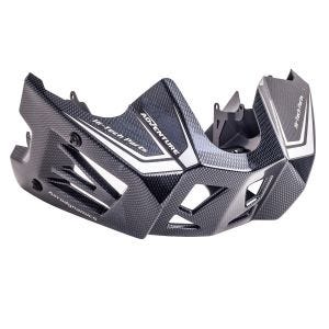 Frontspoiler egnet for Suzuki V-Strom 650 / XT 12-24 Carbon look motor spoiler Puig 5896C