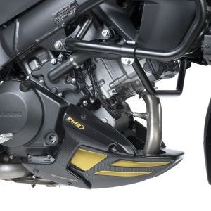 Frontspoiler egnet for Suzuki V-Strom 1000 14-16 Carbon look motor spoiler Puig 7231C