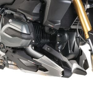 Frontspoiler egnet for BMW R 1200 R / RS 15-18 sort motorspoiler Puig 7690J