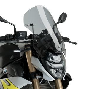 Nakensykkelskjerm egnet for BMW S 1000 R 21-24 gråtonet frontrute Puig New Generation Touring 20888H