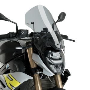 Nakensykkelskjerm egnet for BMW S 1000 R 21-24 gråtonet frontrute Puig New Generation Touring 20889H