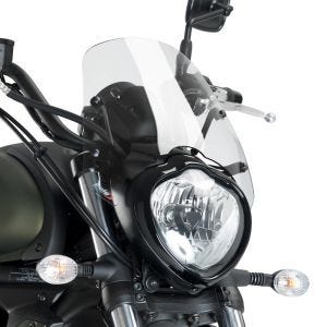 Naken sykkelskjerm egnet for Kawasaki Vulcan S / Café 15-24 klar frontrute Puig New Generation Sport 3175W