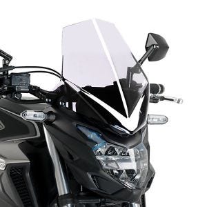 Naken sykkelskjerm egnet for Honda CB 500 F 16-23 klar frontrute Puig New Generation Sport 3657W