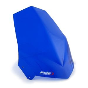 Naken sykkelskjerm egnet for Suzuki GSR 600 06-11 blå frontrute Puig New Generation Sport 4117A