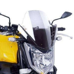 Naken sykkelskjerm egnet for Yamaha FZ1 06-15 klar frontrute Puig New Generation Sport 4119W