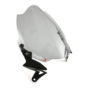 Naken sykkelskjerm egnet for Ducati Monster 1100 / Evo 09-13 røykgrå frontrute Puig New Generation Sport 4672H