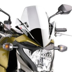 Nakensykkelskjerm egnet for Honda CB 1000 R 08-10 klar frontrute Puig New Generation Sport 4673W