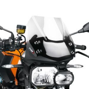 Nakensykkelskjerm egnet for BMW F 800 R 09-14 klar frontrute Puig New Generation Sport 5051W