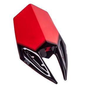 Naken sykkelskjerm egnet for Kawasaki Z 800 13-16 rød frontrute Puig New Generation Sport 6401R