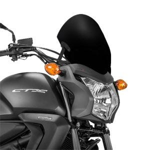 Naken sykkelskjerm egnet for Honda CTX 700 N 14-16 svart frontrute Puig New Generation Sport 7009N