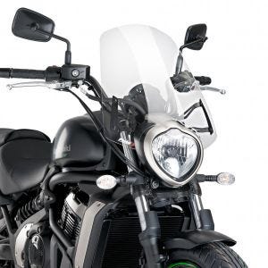 Nakensykkelskjerm egnet for Kawasaki Vulcan S / Café 15-24 klar frontrute Puig New Generation Touring 8164W