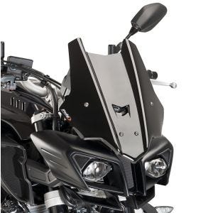 Turskjerm som passer til Yamaha MT-10 16-21 sort 8917N Puig