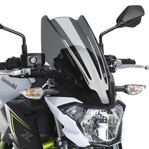 Nakedbike-Scheibe für Kawasaki Z 650 17-19 dunkel getönt Puig Touring gebraucht