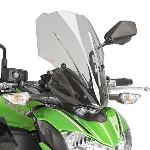Naken sykkelskjerm egnet for Kawasaki Z 900 17-19 røykgrå frontrute Puig New Generation Touring 9392H