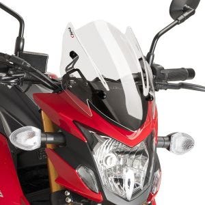 Naken sykkelskjerm egnet for Suzuki GSX-S 750 17-21 klar frontrute Puig New Generation Sport 9435W