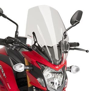 Naken sykkelskjerm egnet for Suzuki GSX-S 750 17-21 klar frontrute Puig New Generation Touring 9436W