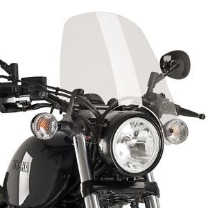 Naken sykkelskjerm egnet for Yamaha XV 950 / R / Racer 14-20 klar frontrute Puig New Generation Touring 9438W