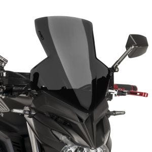 Naken sykkelskjerm egnet for Honda CB 650 F 14-18 mørk tonet frontrute Puig New Generation Sport 9687F