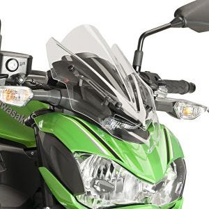 Nakensykkelskjerm egnet for Kawasaki Z 900 17-19 klar frontrute Puig New Generation Sport 9689W
