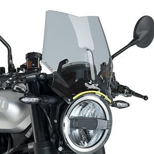 Nakensykkelskjerm egnet for Husqvarna Vitpilen 701 17-20 røykgrå frontrute Puig New Generation Sport 9750H