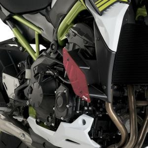 Naken side downforce spoiler sett egnet for Kawasaki Z900 17-22 rød Puig 20284R