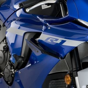 Vinge egnet for Yamaha YZF-R1 20-24 blå Puig Downforce Sport Spoiler 20297A