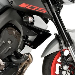 Naken side downforce spoiler sett som passer for Yamaha MT-09/SP 13-22 svart Puig 20380N