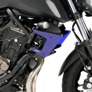 Naken side downforce spoiler sett egnet for Yamaha MT-07 13-22 blå Puig 20381A