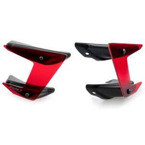Naken side downforce spoiler sett egnet for Yamaha MT-07 13-22 rød Puig 20381R