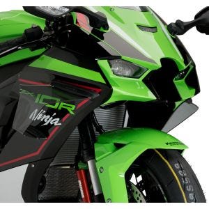 Downforce Spoilersett egnet for Kawasaki ZX-10 R / RR 21-24 Winglet sidespoiler røykgrå Puig 20543H