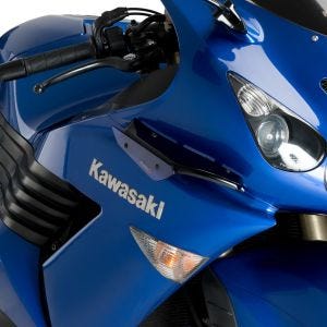 Vinge egnet for Kawasaki ZZR 1400 06-20 blå Puig Downforce Sport Spoiler 20569A